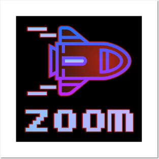 Space zoom Posters and Art